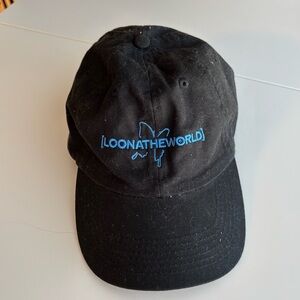 LOONA World Tour Black Cap with Blue Embroidery